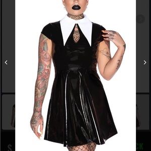killstar patent dress lg